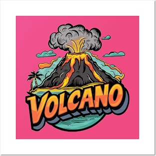 Volcano Posters and Art